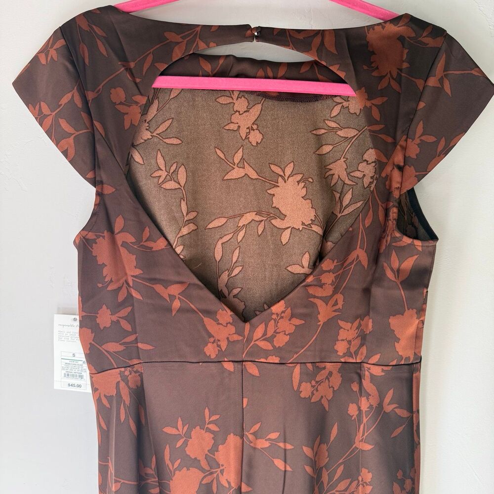 Brown Floral Maxi Dress | a new day - Picture 4 of 4